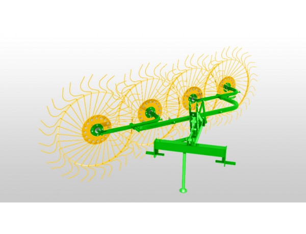 Грабли-сеноворошилки Flagman RR-04
